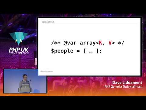 Video thumbnail: PHP Generics Today (almost)