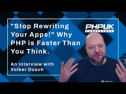 Video thumbnail: PHP Performance Demystified: Internals, Profiling, and the Road to PHP 9 with Volker Dusch